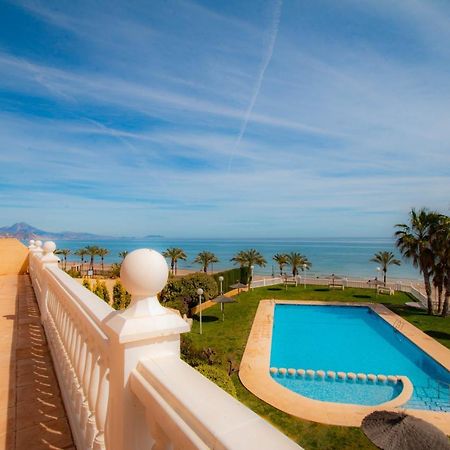 Lovely Apartment Beach Front & Pool El Campello Eksteriør bilde